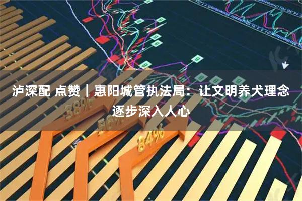 泸深配 点赞|惠阳城管执法局:让文明养犬理念逐步深入人心